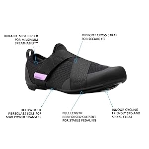 Shimano インドアシューズ 42 26.5 Shimano RC5 Road Bike Shoes (Black) (Wide Version) (42